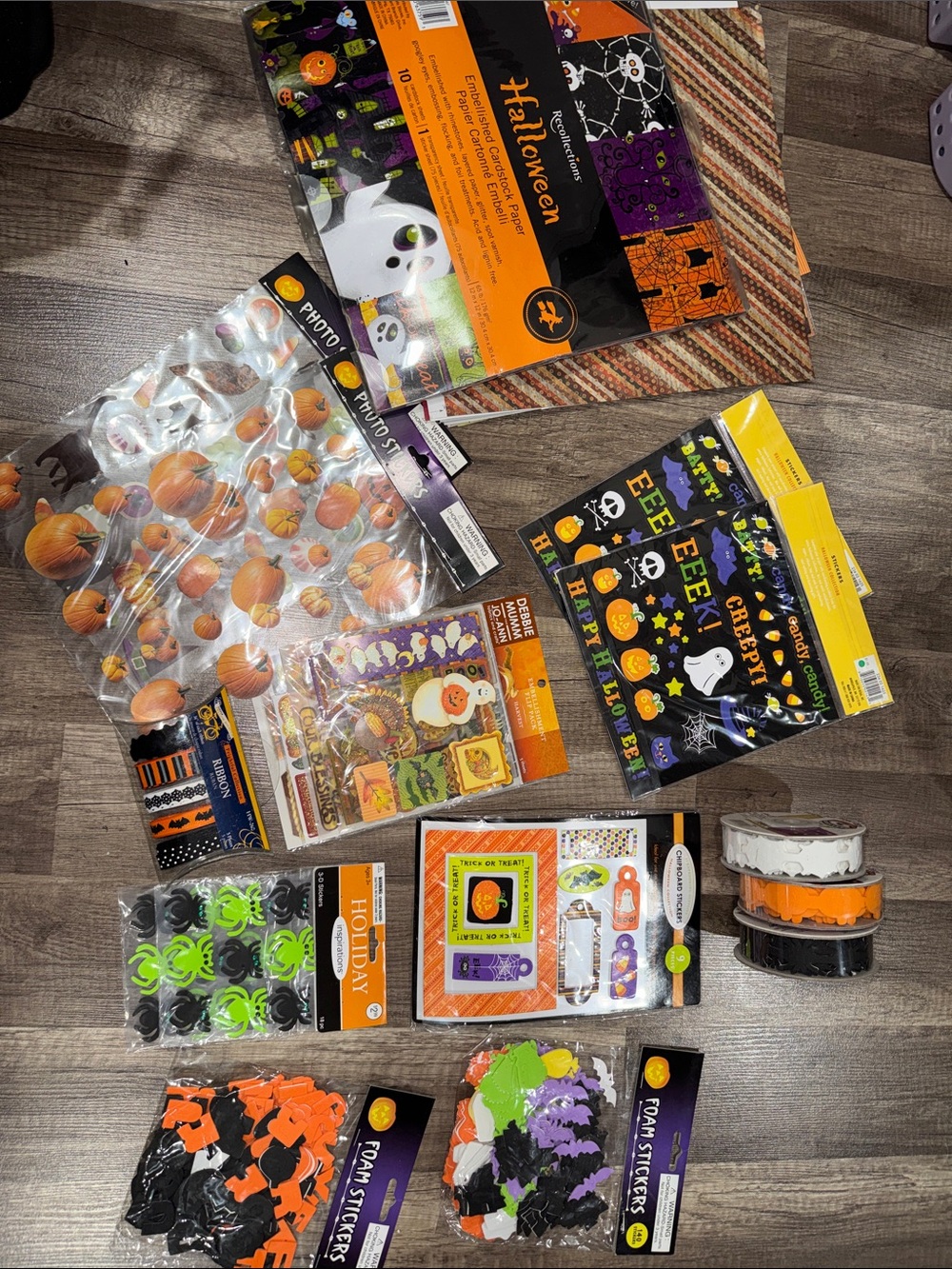 Halloween Scrap book bundle + Case.